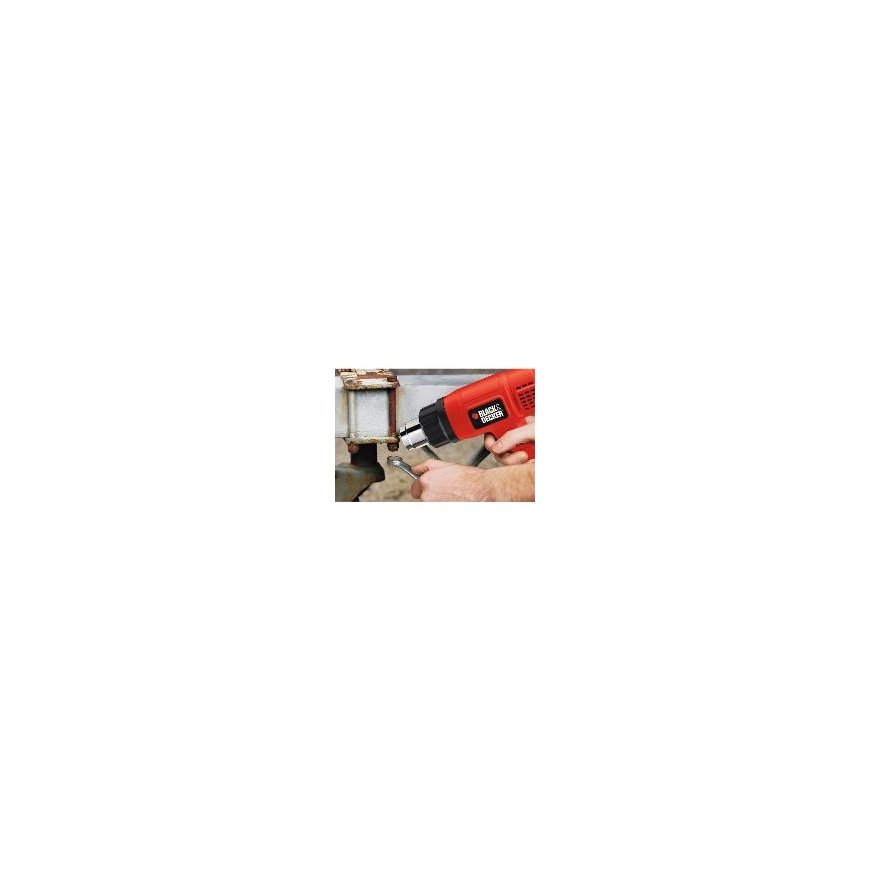 Black & Decker KX1650 kuumailmapistooli 740 l/min 600 °C 1750 W Punainen – 3