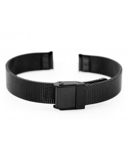 Pacific M4 bracelet - HQ mesh - black 12mm