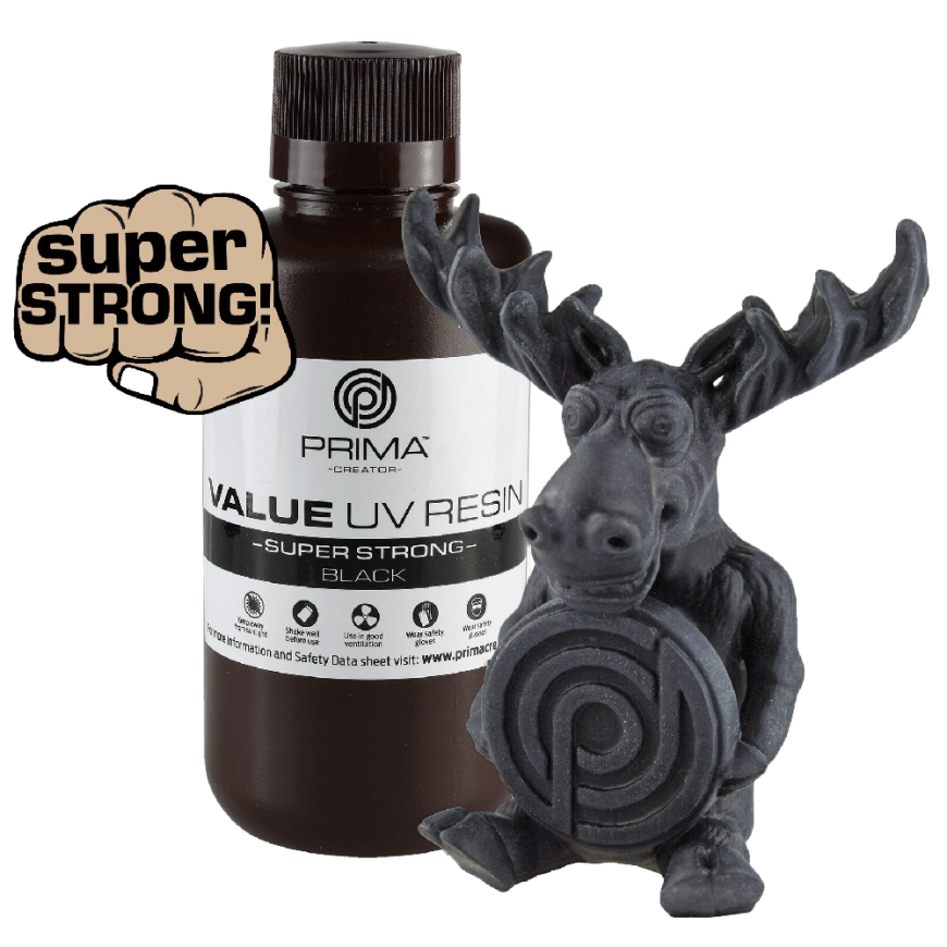 PrimaCreator Super Strong UV Resin - 500ml - Black
