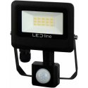 Outdoor light with motion sensor LED 10W neutral white 230Vac, 1000lm, IP65, black, PHOTON, LED LINE Outdoor light with motion sensor LED 10W neutral white 230Vac, 1000lm, IP65, black, PHOTON, LED LINE