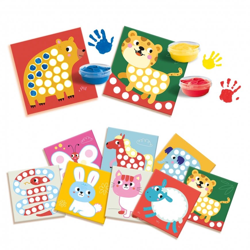 SES Creative My First Fingerprint paint art Krāsojamo attēlu komplekts – 2
