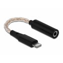 DeLOCK 66317 mobile phone cable Black 0.105 m 3.5mm Lightning DeLOCK 66317 mobile phone cable Black 0.105 m 3.5mm Lightning