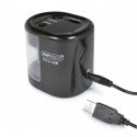 Rapesco PS12-USB Electric pencil sharpener Black, Transparent Rapesco PS12-USB Electric pencil sharpener Black, Transparent