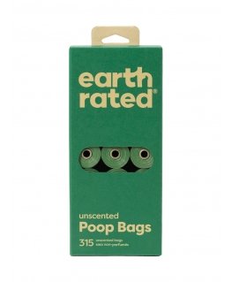 Earth Rated 870856000710 koera ja kassi kakakott 315 tk Plast Ühekordselt kasutatav