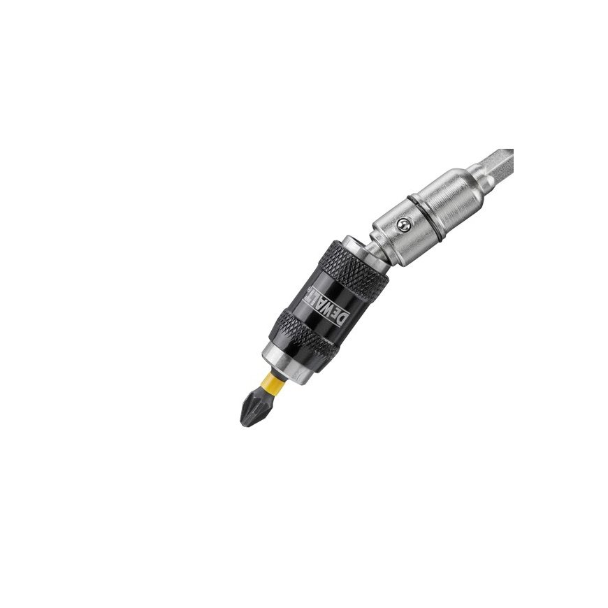 DeWALT Bithalter DT7505, schwenkbar, schlagfest, 1/4", Bit-Satz держатель бит для шуруповерта Стальн – 2