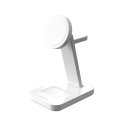 mophie Snap+ 3-in-1 Wireless Charge Stand Headset, Smartphone, Smartwatch White USB Wireless chargin