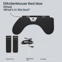 Contour Design RollerMouse Red Max kompiuterio pelė Biuras USB A tipo 2800 DPI Contour Design RollerMouse Red Max kompiuterio pelė Biuras USB A tipo 2800 DPI