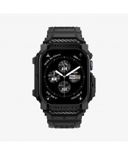 Spigen Rugged Armor Pro Kotelo musta Termoplastinen polyuretaani (TPU)