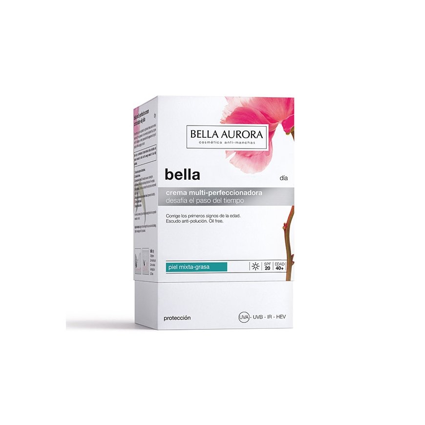 BELLA AURORA Multi-Perfecting Day Cream Combination-Oily Skin Dieninis kremas Decollete, Veidas, Kak – 3