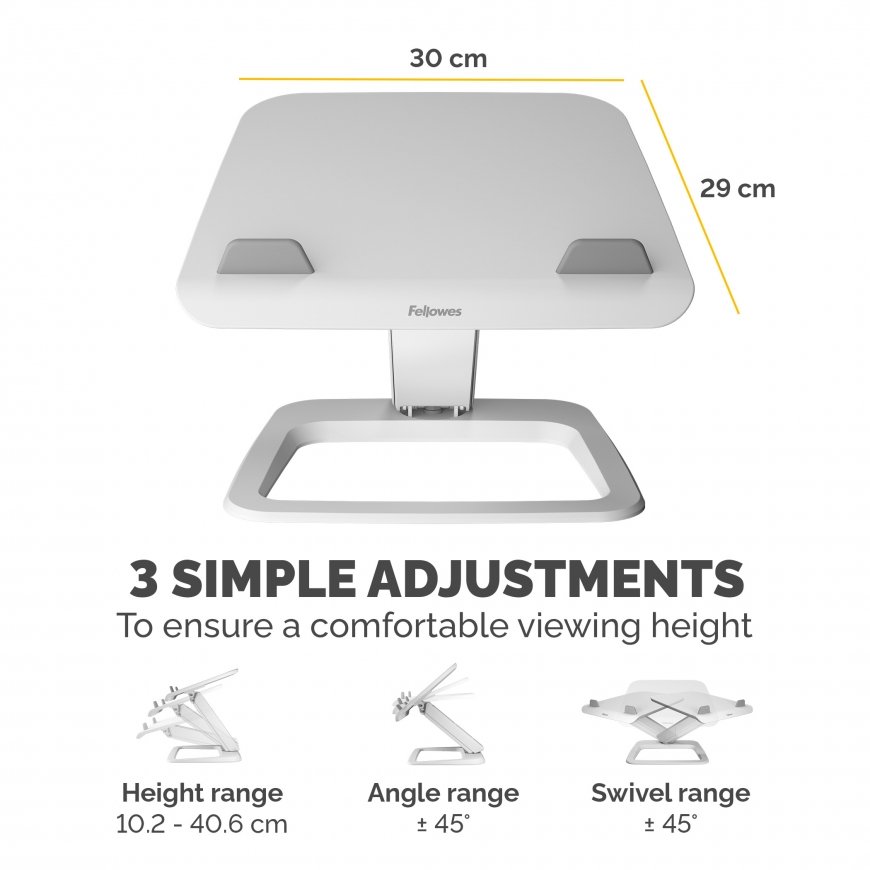 Fellowes Hana LT Laptop Support White – 4