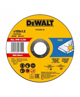 DeWALT DT42340Z-QZ аксессуар для угловых шлифмашин Ріжучий диск