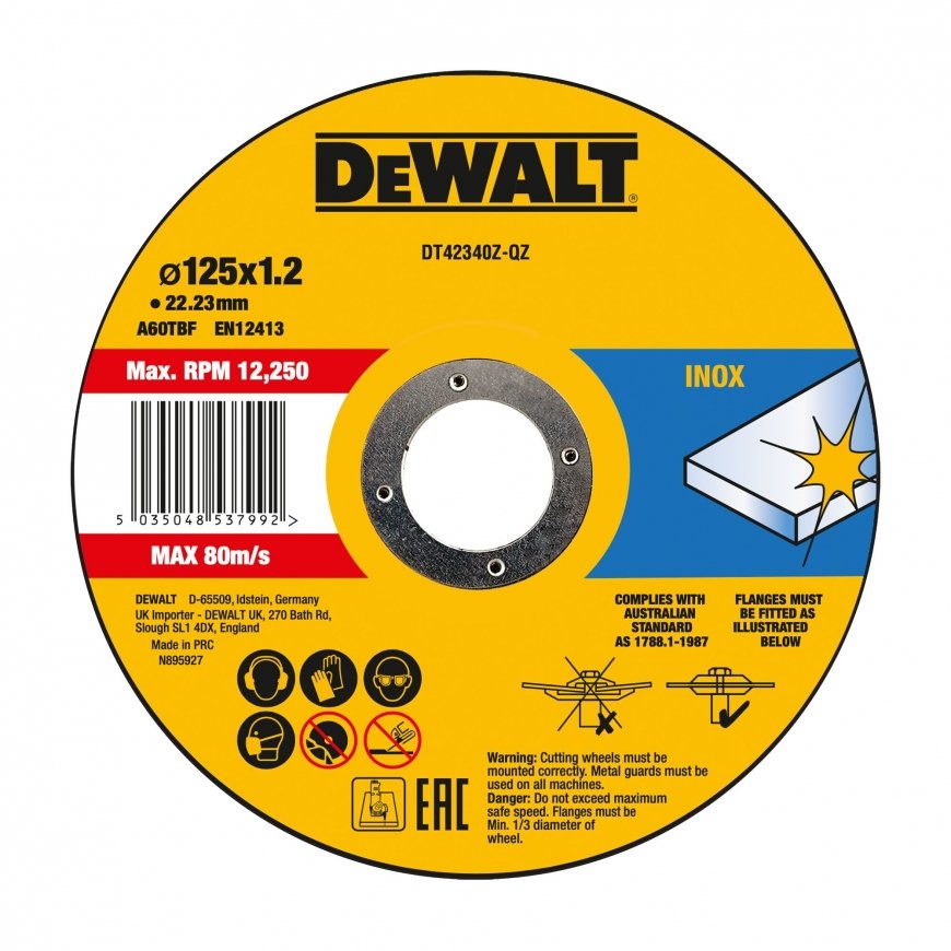 DeWALT DT42340Z-QZ angle grinder accessory Cutting disc