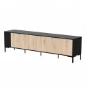 Cama MERCI RTV cabinet 200 x 40 x 54 cm black/oak artisan Cama MERCI RTV cabinet 200 x 40 x 54 cm black/oak artisan