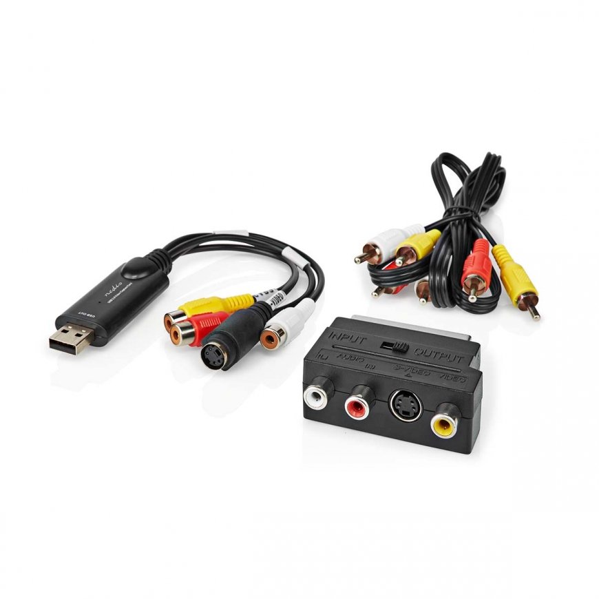 Nedis VGRRU101BK video capturing device USB 2.0 – 3
