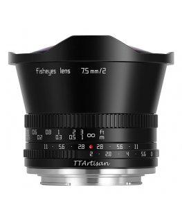 TTArtisan APS-C 7.5mm F2 Fisheye MILC (Peeglita vahetatavate objektiividega kaamera) Lai kalasilmobjektiiv Must