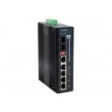 LevelOne 6-Port Gigabit Industrial Switch, 1 x SFP, 1 x SFP/RJ45 Combo, -40°C to 75°C, DIN-Rail LevelOne 6-Port Gigabit Industrial Switch, 1 x SFP, 1 x SFP/RJ45 Combo, -40°C to 75°C, DIN-Rail