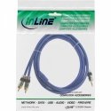 InLine 4043718032006 audio cable 2 m 2 x RCA 3.5mm Blue InLine 4043718032006 audio cable 2 m 2 x RCA 3.5mm Blue