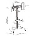 Holder Hismart Mobile 32"-65" TV stand Holder Hismart Mobile 32"-65" TV stand