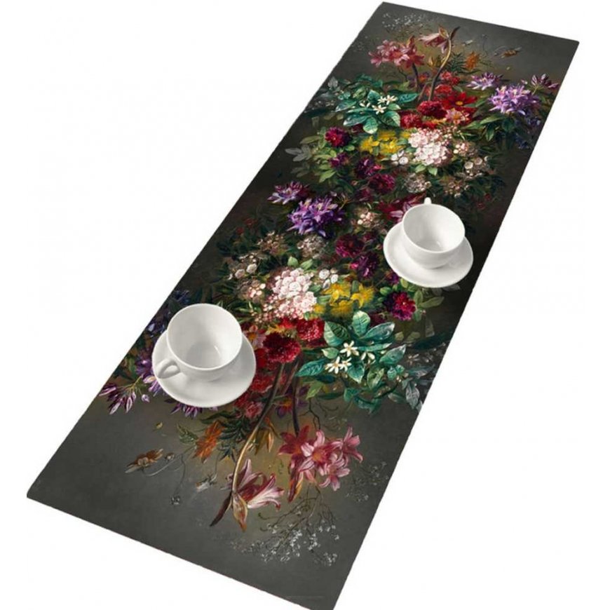 Bertoni Table runner BOOUQUET 95x33 cm