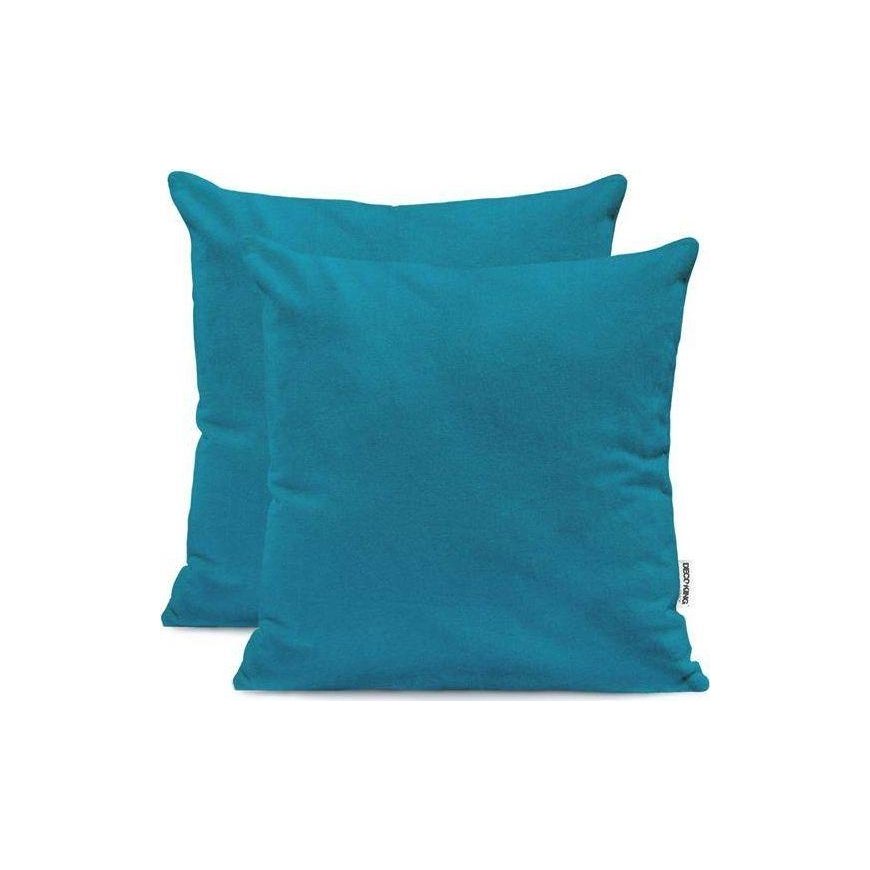 DecoKing blue pillowcase, style, 80x80