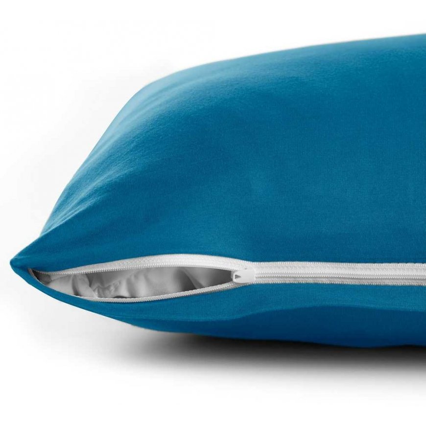 DecoKing blue pillowcase, style, 80x80 – 5
