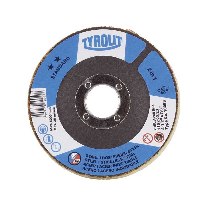 Polishing disc for angle grinder Tyrolit 115 mm 1 pc.
