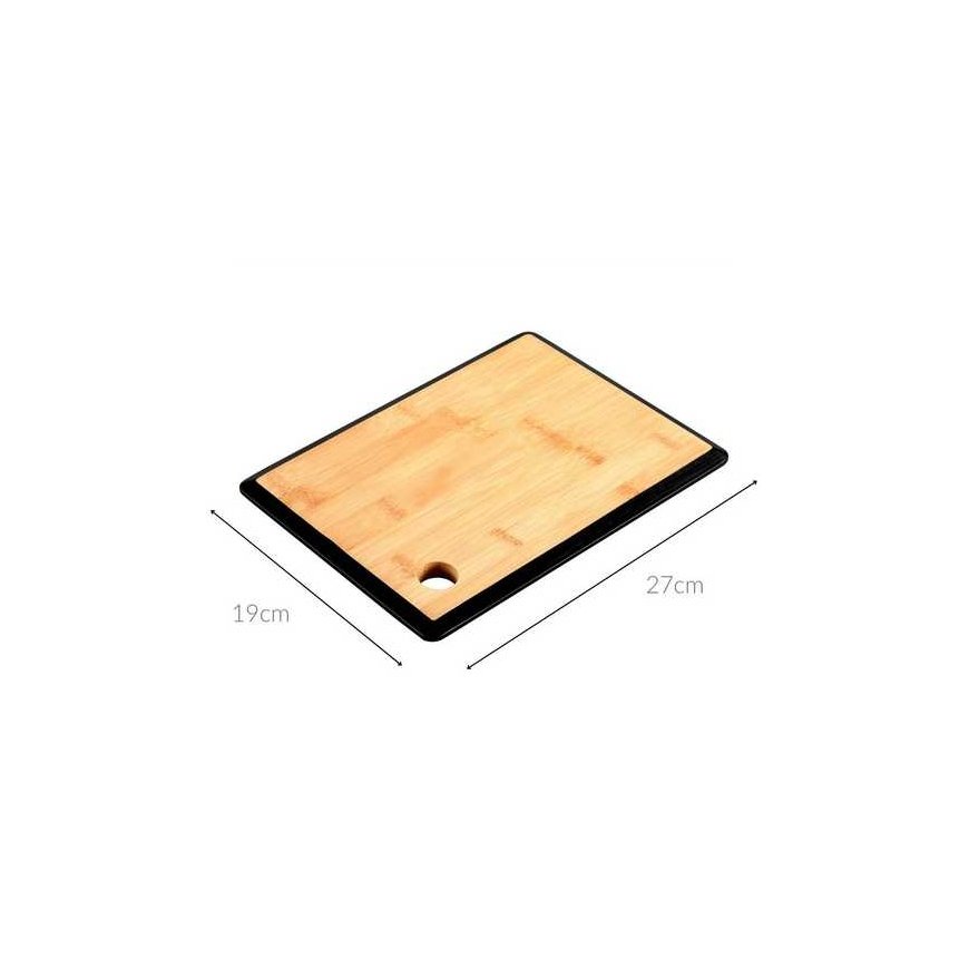 Kesper Bamboo cutting board with handle, black – 3
