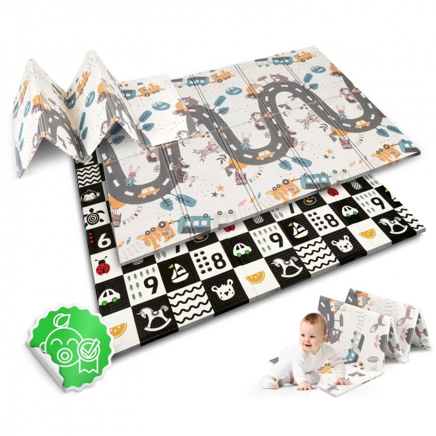 Educational double-sided foam mat 200x150x1cm Nukido – 3