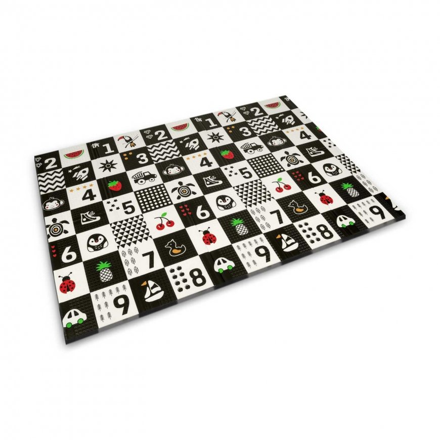 Educational double-sided foam mat 200x150x1cm Nukido – 4