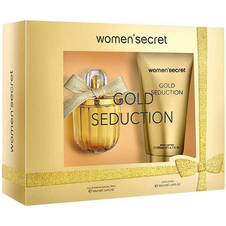 Women's perfume set Gold Seduction Women'Secret GOLD SEDUCTION (2 pcs) EDP 2 Parts
