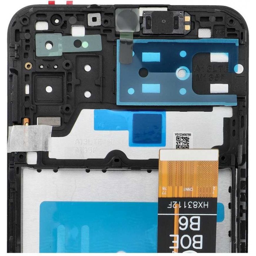 FixCell LCD ekranas, skirtas SAMSUNG A13 4G A135 OEM rėmeliui su komponentais – 2