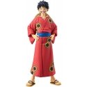 Banpresto One Piece The Grandline Series Wanokuni Yukata Monkey D Luffy figure 16cm Banpresto One Piece The Grandline Series Wanokuni Yukata Monkey D Luffy figure 16cm