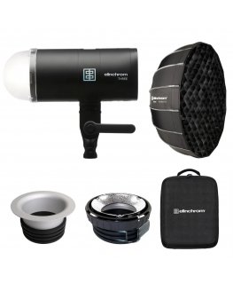 Elinchrom TRYS išjungtas fotoaparato blykstės portreto rinkinys