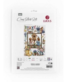 luca S Cross stitch kit Spring Garden 27x37cm SB7047