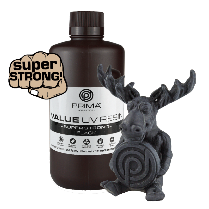 PrimaCreator Super Strong UV Resin - 1000ml - Black