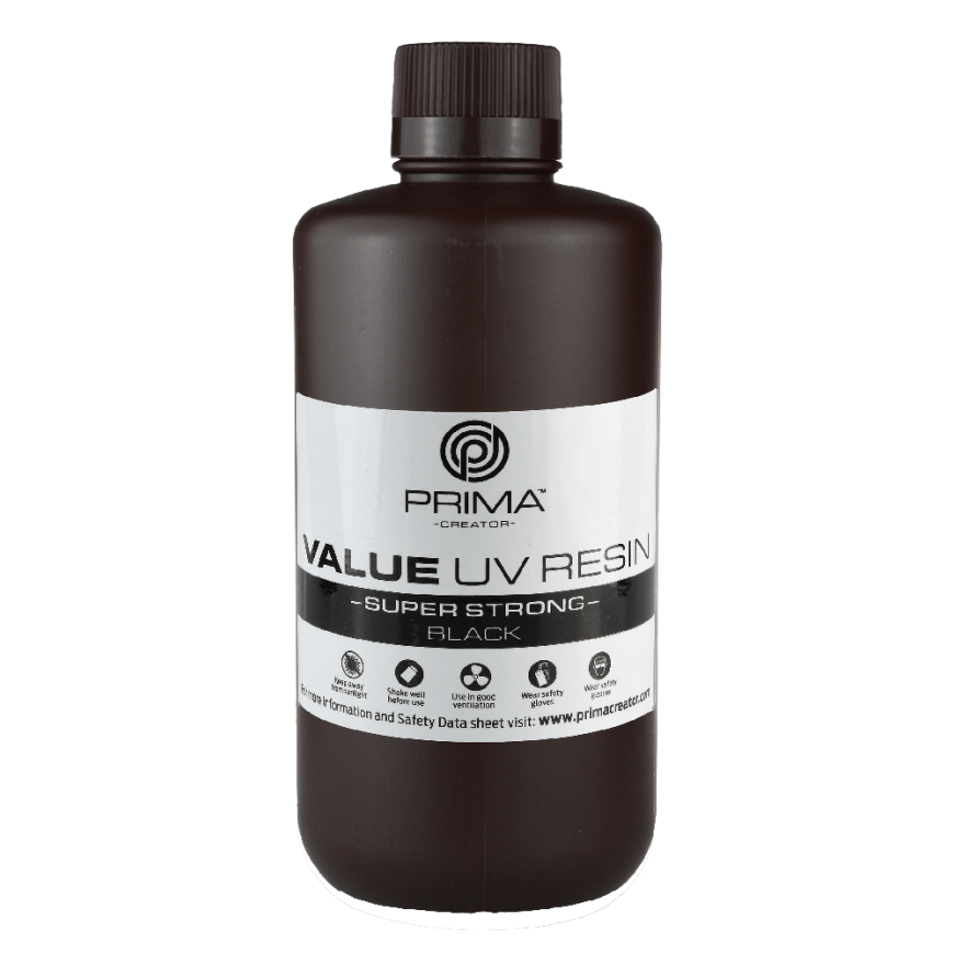 PrimaCreator Super Strong UV Resin - 1000ml - Black – 3