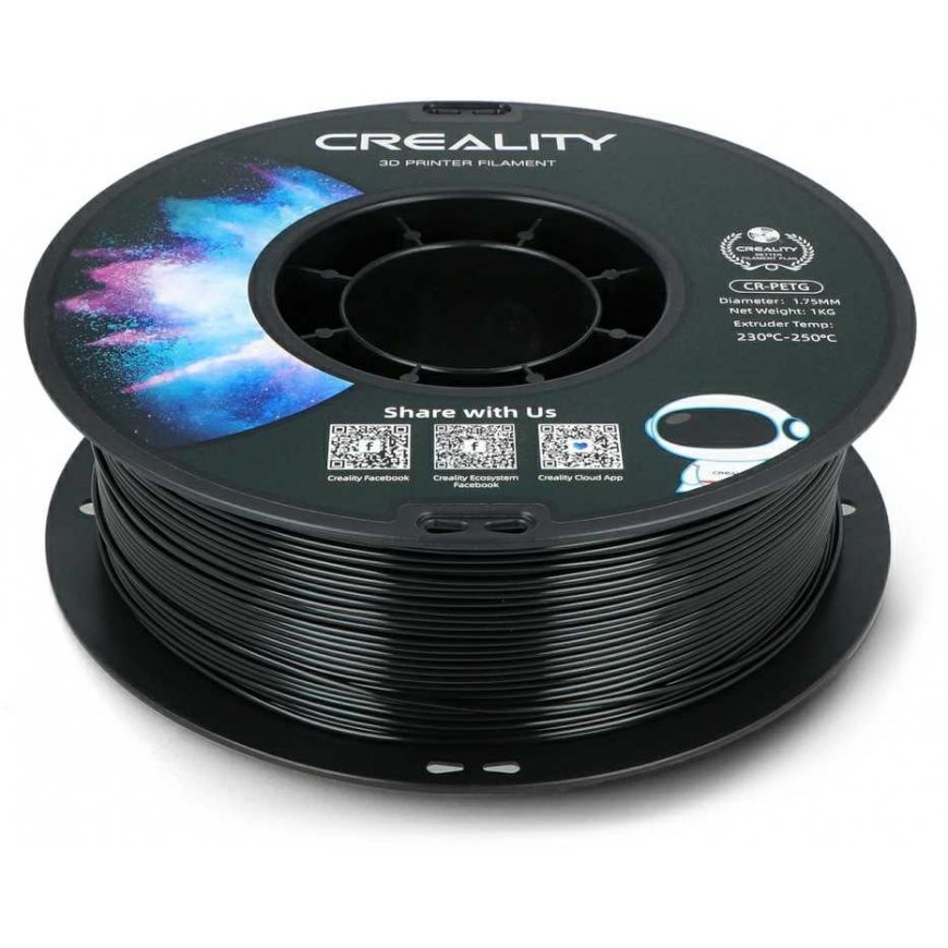 Plastic Creality CR-PETG - 1.75mm - 1kg - Black – 2