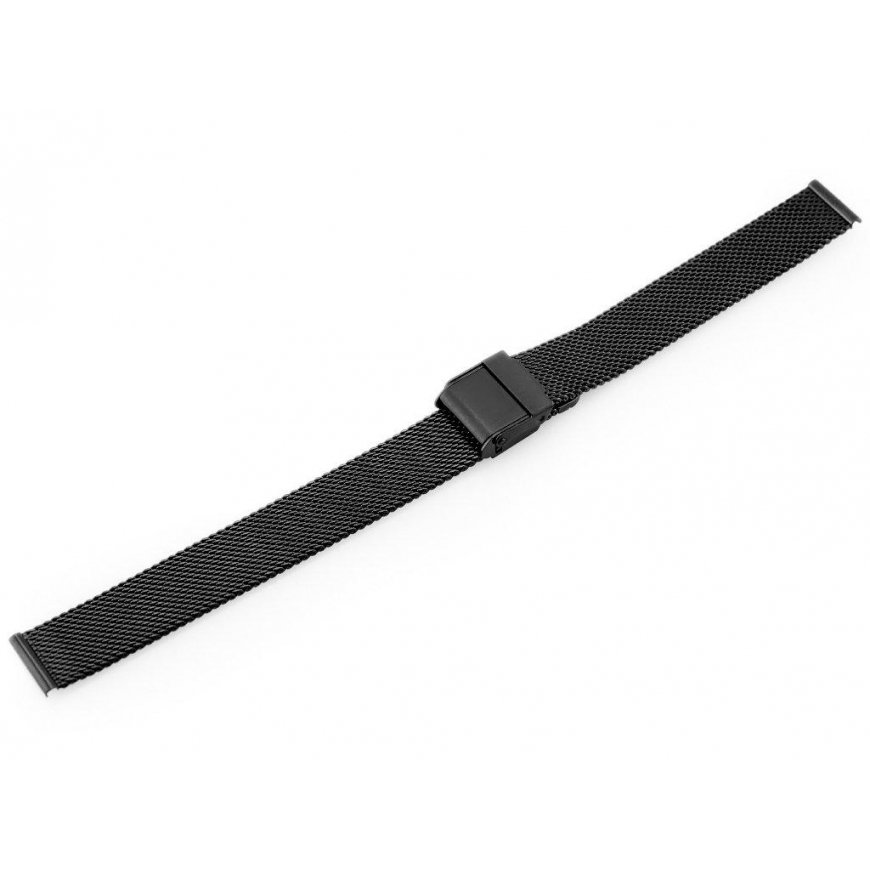 Pacific M6 bracelet - HQ mesh - black 12mm – 3