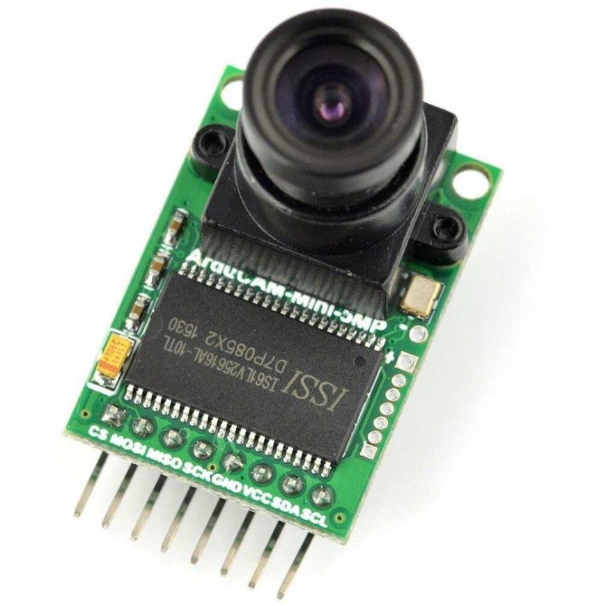 ArduCam-Mini OV5642 5MPx 2592x1944px 120fps SPI, kameros modulis skirtas Arduino