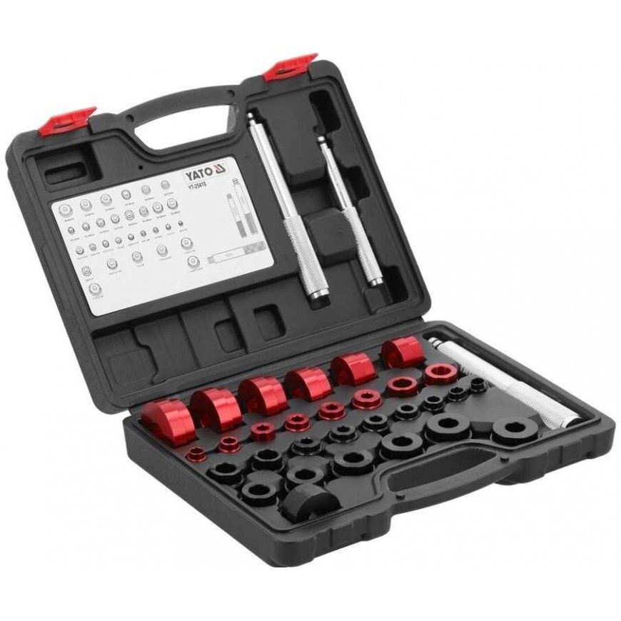 Yato Grease Bearing and Plain Bearing Pressing Set | 33 pcs (YT-25418) – 2