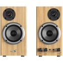 Computer speakers Genius SP-HF520BT, 2.0, 20W, pine wood, AUX/Bluetooth 5.3 Computer speakers Genius SP-HF520BT, 2.0, 20W, pine wood, AUX/Bluetooth 5.3