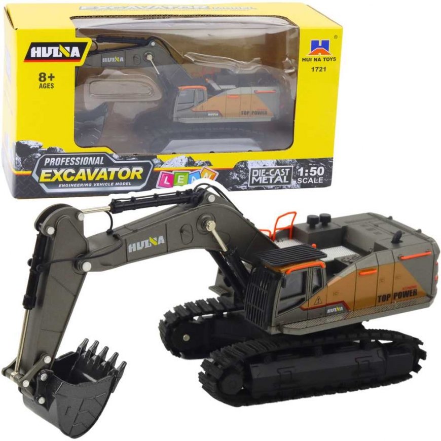 METAL CRAWLER EXCAVATOR HUINA 1:50
