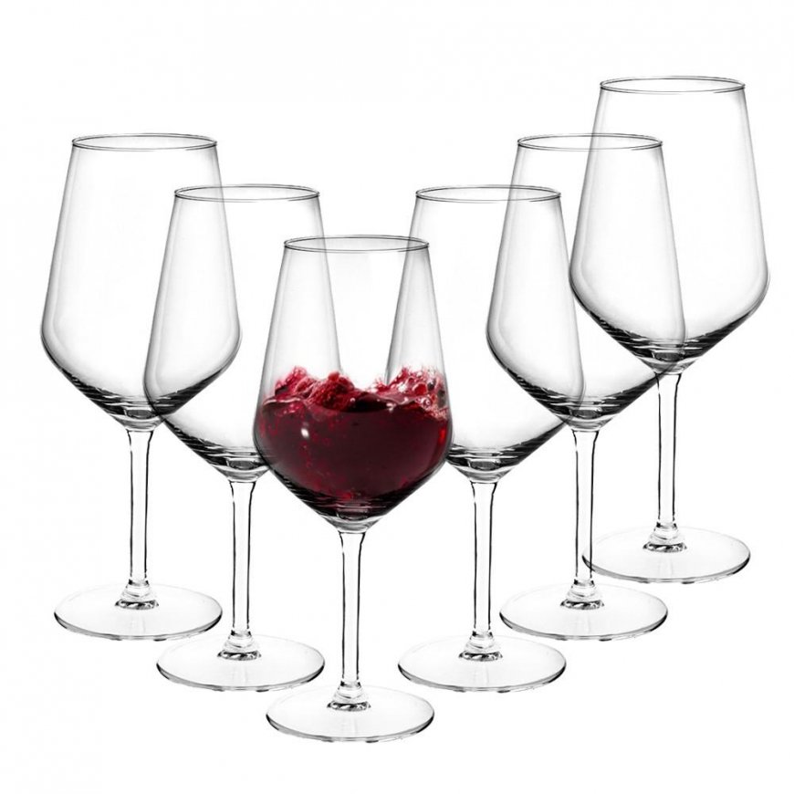 Red wine glasses 530ml, 6 pcs. RUBIN – 3