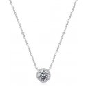 Beneto Silver pendant with sparkling pendant AGS777 / 48 Beneto Silver pendant with sparkling pendant AGS777 / 48