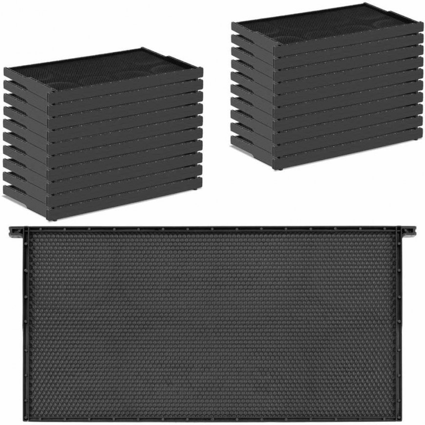 Wiesenfield Plastic bee frame with snakes 483 x 232 mm - 20 pcs – 2