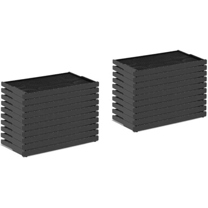 Wiesenfield Plastic bee frame with snakes 483 x 232 mm - 20 pcs – 3