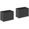 Wiesenfield Plastic bee frame with snakes 483 x 232 mm - 20 pcs Wiesenfield Plastic bee frame with snakes 483 x 232 mm - 20 pcs