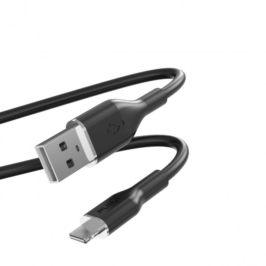 PURO PUCAPLTICONBLK кабель с разъемами Lightning 1,5 m Черный – 2