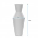 AmeliaHome Vase AH GIARA 10X24 gray AmeliaHome Vase AH GIARA 10X24 gray