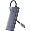 Liitäntäasema / sovitin USB C -pistoke - 6 liitintyyppiä ( HDMI 4K@60Hz*1+USB3.1*2+USB-C3.1*1+USB2.0*1+PD*1+RJ45*1 ) UltraJoy BA Liitäntäasema / sovitin USB C -pistoke - 6 liitintyyppiä ( HDMI 4K@60Hz*1+USB3.1*2+USB-C3.1*1+USB2.0*1+PD*1+RJ45*1 ) UltraJoy BA